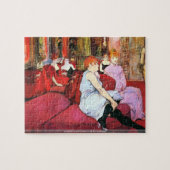 Toulouse-Lautrec - Salon im Ruede Moulins puz Puzzle (Horizontal)