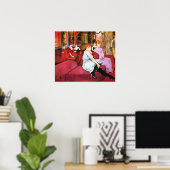 Toulouse-Lautrec - Salon in der Rue de Moulins Poster (Heimbüro)