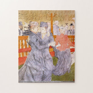 Toulouse-Lautrec - Tanzen am Rouge Puzzle