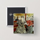 Toulouse-Lautrec - Tanzen in Rouge Button (Vorne & Hinten)