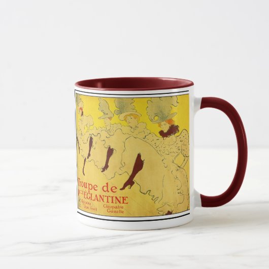 Toulouse-Lautrec - Tanztroupe Tasse (Rechts)