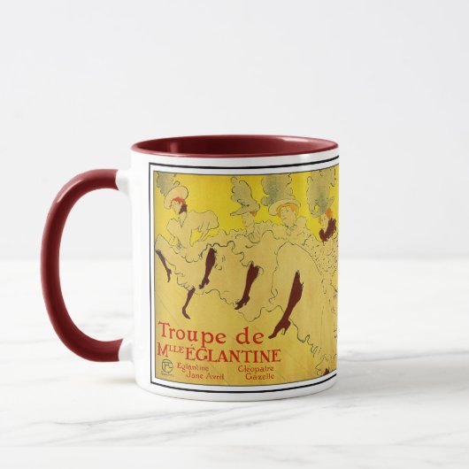 Toulouse-Lautrec - Tanztroupe Tasse (Links)