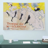 Toulouse-Lautrec - Troupe de Mlle Eglantine Banner (Messe)