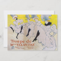 Toulouse-Lautrec - Troupe de Mlle Eglantine