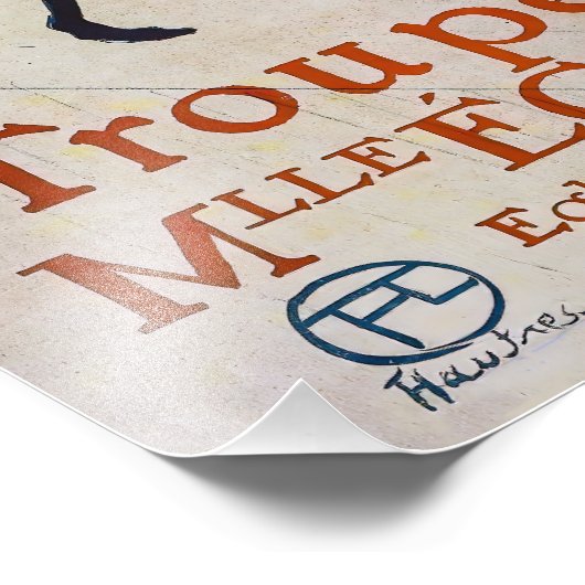 Toulouse-Lautrec - Troupe de Mlle Eglantine Fotodruck (Ecke)