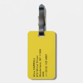 Toulouse-Lautrec - Troupe de Mlle Eglantine Gepäckanhänger (Rückseite vertikal)