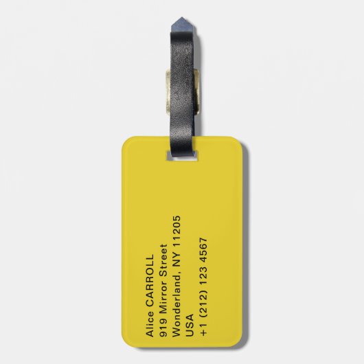 Toulouse-Lautrec - Troupe de Mlle Eglantine Gepäckanhänger (Rückseite vertikal)