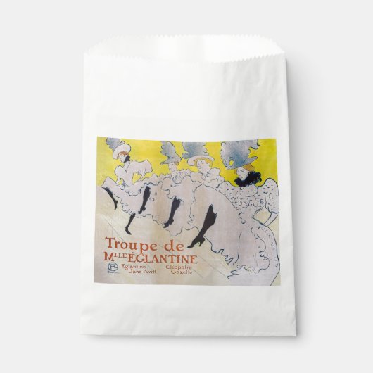 Toulouse-Lautrec - Troupe de Mlle Eglantine Geschenktütchen (Vorderseite)