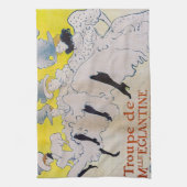 Toulouse-Lautrec - Troupe de Mlle Eglantine Geschirrtuch (Vertikal)