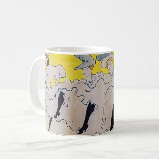 Toulouse-Lautrec - Troupe de Mlle Eglantine Kaffeetasse (Vorderseite Links)