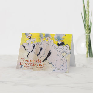 Toulouse-Lautrec - Troupe de Mlle Eglantine Karte