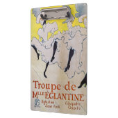 Toulouse-Lautrec - Troupe de Mlle Eglantine Klemmbrett (Links)