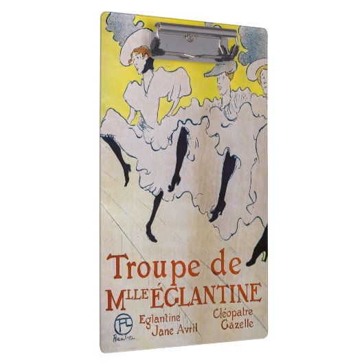 Toulouse-Lautrec - Troupe de Mlle Eglantine Klemmbrett (Rechts)