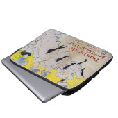 Toulouse-Lautrec - Troupe de Mlle Eglantine Laptopschutzhülle (Vorne Knopf)