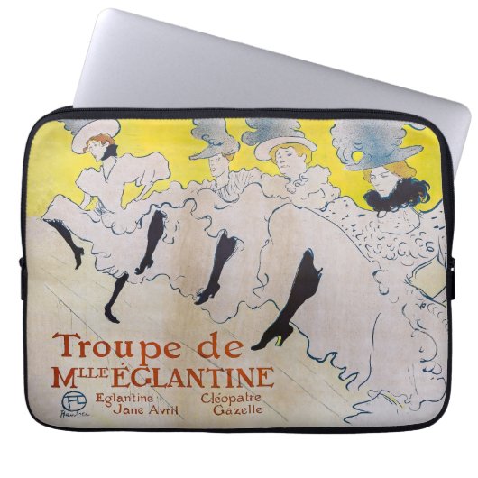 Toulouse-Lautrec - Troupe de Mlle Eglantine Laptopschutzhülle (Vorderseite)
