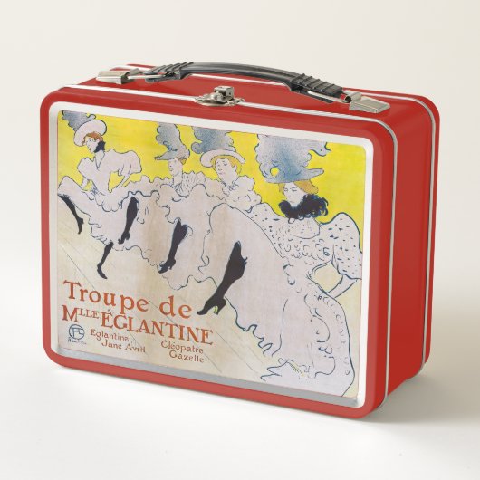 Toulouse-Lautrec - Troupe de Mlle Eglantine Metall Brotdose (Vorderseite)