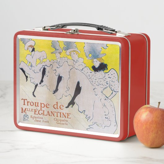Toulouse-Lautrec - Troupe de Mlle Eglantine Metall Brotdose (Beispiel)