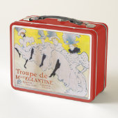 Toulouse-Lautrec - Troupe de Mlle Eglantine Metall Brotdose (Rückseite)