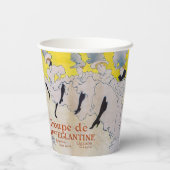 Toulouse-Lautrec - Troupe de Mlle Eglantine Pappbecher (Rückseite)