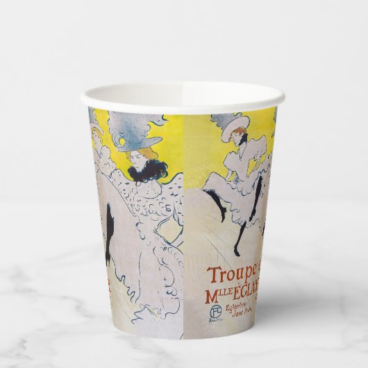 Toulouse-Lautrec - Troupe de Mlle Eglantine Pappbecher (Links)