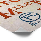 Toulouse-Lautrec - Troupe de Mlle Eglantine Poster (Ecke)