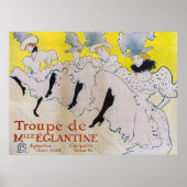 Toulouse-Lautrec - Troupe de Mlle Eglantine Poster (Vorne)