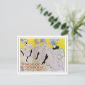 Toulouse-Lautrec - Troupe de Mlle Eglantine Postkarte (Stehend Vorderseite)