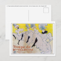 Toulouse-Lautrec - Troupe de Mlle Eglantine