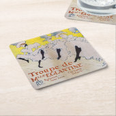 Toulouse-Lautrec - Troupe de Mlle Eglantine Rechteckiger Pappuntersetzer (angewinkelt)