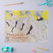 Toulouse-Lautrec - Troupe de Mlle Eglantine Seidenpapier (Basteln)