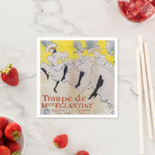 Toulouse-Lautrec - Troupe de Mlle Eglantine Serviette (Beispiel)