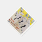 Toulouse-Lautrec - Troupe de Mlle Eglantine Serviette (Ecke)