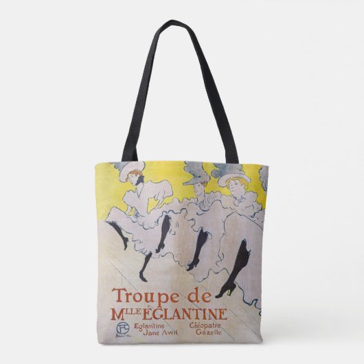 Toulouse-Lautrec - Troupe de Mlle Eglantine Tasche (Rückseite)