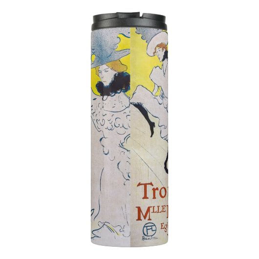 Toulouse-Lautrec - Troupe de Mlle Eglantine Thermosbecher (Rückseite)