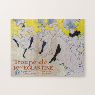 Toulouse-Lautrec - Truppe der Mlle Eglantine Puzzle