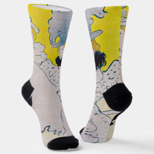 Toulouse-Lautrec - Truppe von Fräulein Eglantine Socken