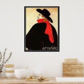 toulouse lautrec vintage poster (Küche)
