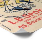 Toulouse-Lautrec-Vintage Radwerbung Poster (Ecke)