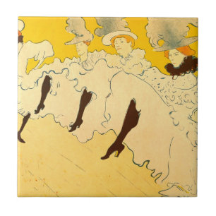 Toulouse Lautrec Yellow Dancing Girl Poster Fliese