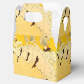 Toulouse Lautrec Yellow Dancing Girl Poster Geschenkschachtel (Geöffnet)