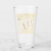 Toulouse Lautrec Yellow Dancing Girl Poster Glas (Rückseite)