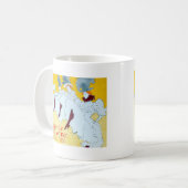 Toulouse Lautrec Yellow Dancing Girl Poster Kaffeetasse (Vorderseite Links)
