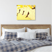 Toulouse Lautrec Yellow Dancing Girl Poster Leinwanddruck (Insitu (Schlafzimmer))