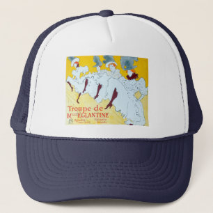 Toulouse Lautrec Yellow Dancing Girl Poster Truckerkappe