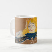 Toulouse-Lautrec - Yvette Guilbert Singing Kaffeetasse (Vorderseite Links)