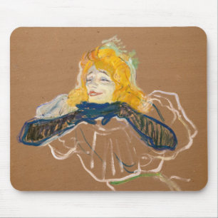 Toulouse-Lautrec - Yvette Guilbert Singing Mousepad