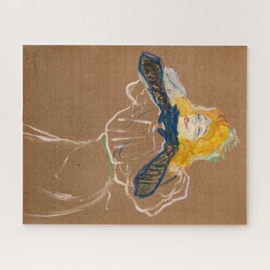 Toulouse-Lautrec - Yvette Guilbert Singing Puzzle (Horizontal)