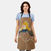 Toulouse-Lautrec - Yvette Guilbert Singing Schürze (Getragen)