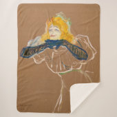 Toulouse-Lautrec - Yvette Guilbert Singing Sherpadecke (Vorderseite)