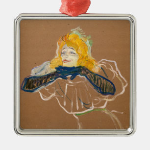 Toulouse-Lautrec - Yvette Guilbert singt Ornament Aus Metall